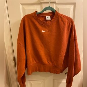 Nike cropped oversized crew neck